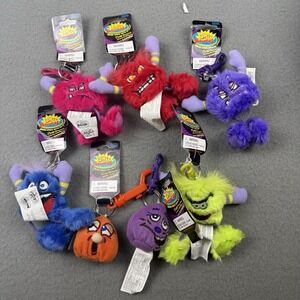 Silly Slammers Beanbag‎ Plush Keychains Lot of 7 NEW Old Stock Vintage 90s